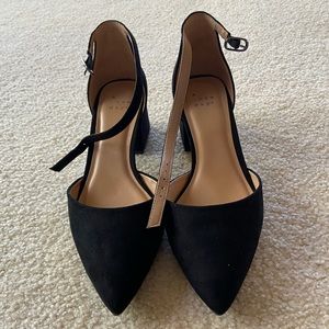 Black low heels